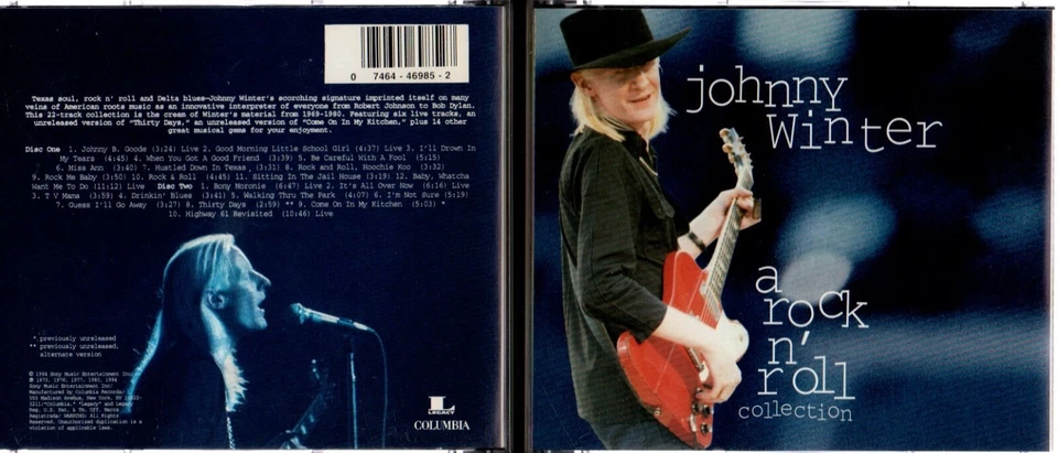 Johnny Winter : A Rock 'n' Roll Collection (double CD) — 第 1/1 张图片