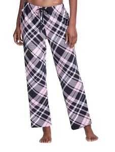 Lot Of 2 Hanes Women's Sleep Pants Pajama Winter Feels Bottom Elastic Waist - L - Picture 1 of 5