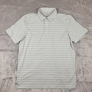 Camisa Southern Tide Para Hombres XL Azul Claro Rayas Rendimiento Polo Manga Corta Brrr - Imagen 1 de 6