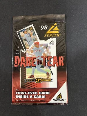 1998 Pinnacle Zenith Dare To Tear (1) Pack From Box Z-Gold - Image 1 of 2