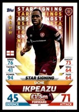 Match Attax SPFL 2018/19 Uche Ikpeazu Hearts Star Signing No. 319