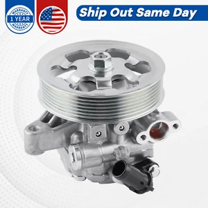 New for 2006-2011 Honda Civic 1.8L L4 Power Steering Pump 21-5456 w/ Pulley - Picture 1 of 8