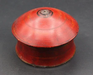 Afghan Spice Wooden Dome Lid Box Tribal Decorative Jar Keepsake Treasure Box #02 - Picture 1 of 7