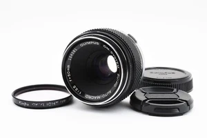[Near MINT] OLYMPUS OM-SYSTEM Auto MACRO 50mm F/3.5 MF MACRO Lens From JAPAN - Picture 1 of 12