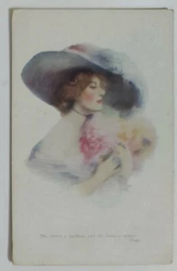 86386 Cartolina illustrata Horowitz - Donnine - A dream of fair women - Picture 1 of 2