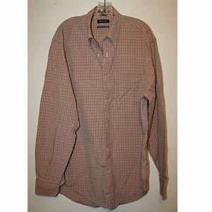 Nautica Men's Button Front Multi-Colored 80's 2-ply Cotton Shirt Size Med - Picture 1 of 3