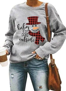 Women Merry Christmas Sweatshirts - Picture 1 of 4