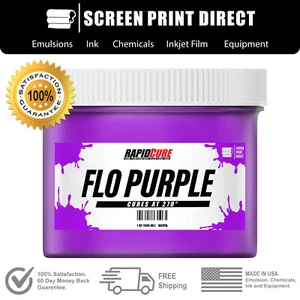 Fluorescent Purple - Screen Printing Plastisol Ink - Low Temp Cure 270F - Picture 1 of 1