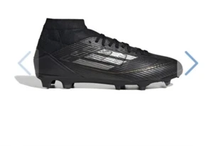 Botas de fútbol Adidas para hombre negras y doradas F50 League Mid FG Reino Unido 6,5 NUEVAS - Imagen 1 de 8