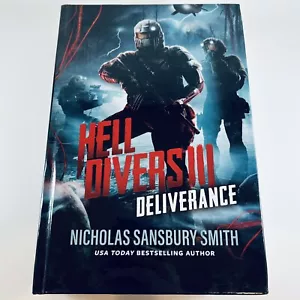 SIGNED Hell Divers III Deliverance Nicholas Sansbury Smith (HC LARGE PRINT 2021) - Picture 1 of 9
