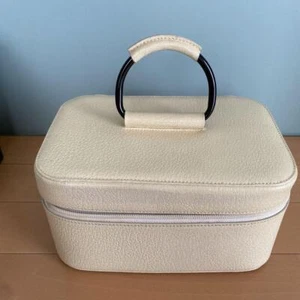 GUCCI Vanity Bag Old Vintage Handbag beige Italy with box used - Picture 1 of 7