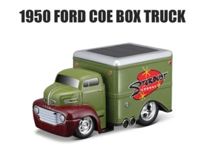 Maisto 1:64 Green 1950 COE Box Delivery Truck Model Toy Metal Diecast Car - Picture 1 of 1