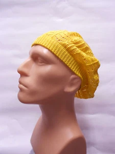 yellow man boy classic Fashion Crochet Beanie Hat Knit Beret Skull Cap hat - Bild 1 von 1