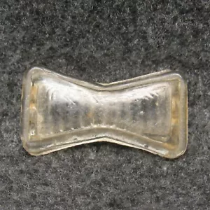 Vintage Clear Glass Chevrolet Bow Tie Shaped Marker Signal Light Lamp Lens 59982 - Picture 1 of 6
