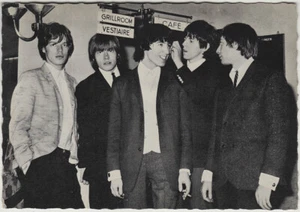 1960er Jahre The Rolling Stones mit Brian Jones, alte Postkarte - Bild 1 von 2
