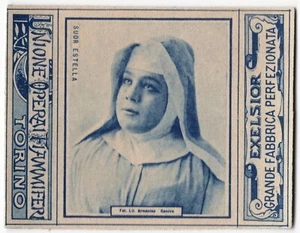 SF0129 Etichetta fiammiferi 1900 - Cultura - Figure femminili: Suor Estella - Foto 1 di 1