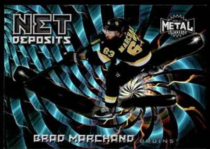 2020-21 Skybox Metal Universe Net Deposits Brad Marchand Boston Bruins #ND-18 - Picture 1 of 2