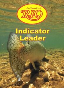Rio Fly Fishing Indicator 10' 2X Fishing Leaders, Clear