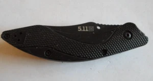 5.11 Tactical 2012 Hard To Find Black Folding Pocket Knife Pre-Owned - Picture 1 of 3