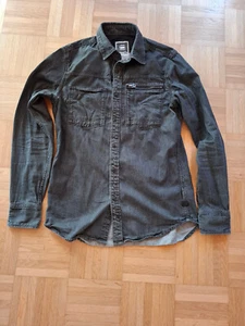 G-STAR RAW Hemd Herren M Schwarz Grau - Bild 1 von 4
