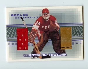 00-01 Be A Player BAP Memorabilia Goalie Jersey & Guante #G-7 Vladislav Tretiak - Imagen 1 de 1