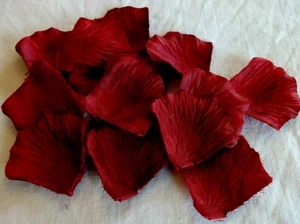 1000 ROSENBLÄTTER HOCHZEIT ROSENBLÜTEN TISCHDEKO STREUBLUMEN ROSEN ROT DUNKELROT - Picture 1 of 11