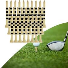100x Bamboo Golf Ball Tees Long Length Striped Exercise Outdoor Reliable