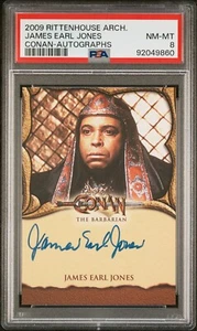2009 Rittenhouse Archives Conan JAMES EARL JONES autograph PSA 8 NM/MT - Picture 1 of 1