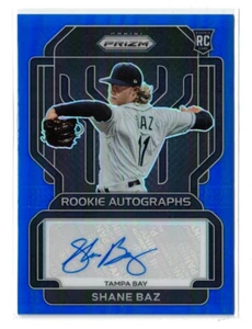 2022 Panini Prizm BLUE RC AUTO Shane Baz #RA-SB! Rays! Rookie! Autograph /149 - Picture 1 of 2