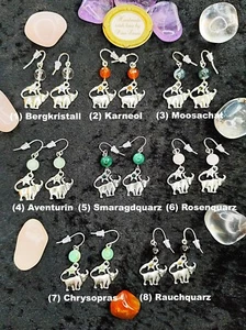 Kleine Sternzeichen-Ohrringe STIER Geburtsstein APRIL MAI 1.2.3. Dekade Schmuck - Bild 1 von 56