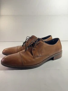 Cole Haan Grand.OS Men's Dress Shoes size 11 M British Tan C11632 CLEAN! EUC! - Picture 1 of 11