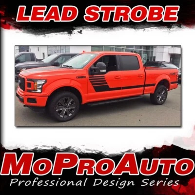 Ford F-150 Stripes LEAD FOOT Decals SE Door Vinyl Graphics 2017 2018 2019 2020  Foto 1 de 4