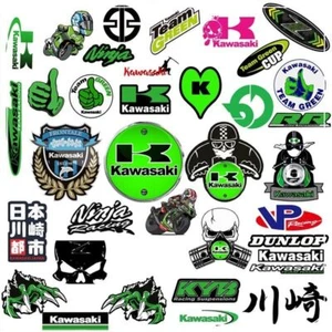Lot Set of 40 Motorcycle Stickers Decals Racing Car Motocross ATV UTV Dirtbike - Picture 1 of 11