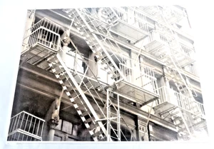 Fire Escape Facade 8x10 Archival Luster Photo Print Photograph New York City - Picture 1 of 9