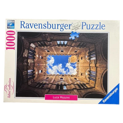 Ravensburger 1000 Pc Puzzle Talent Collection Luca Mazzini Siena Courtyard - Image 1 of 4