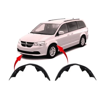 Conjunto de 2 forros de para-lama para Dodge Grand Caravan 2008-2020 CH1248147 CH1249147 - Imagem 1 de 4