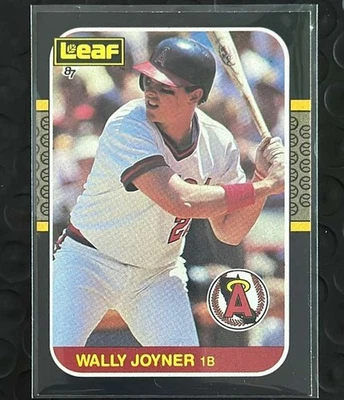 1987 Leaf #252 Wally Joyner Near Mint - Image 1 of 2