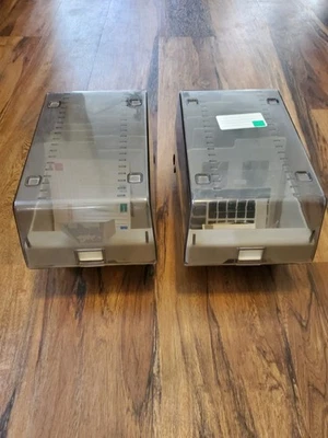 (3) Винтажный банк дисков 5,25 флоппи-дисковода файл хранения держатель органайзер ПК 5 1⁄4 диска - Изображение 1 из 4