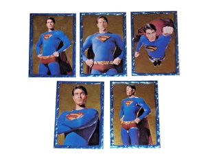 2006 Superman Returns Movie EMBOSSED FOIL INSERT 5 Card Set DC Brandon Routh - Picture 1 of 12