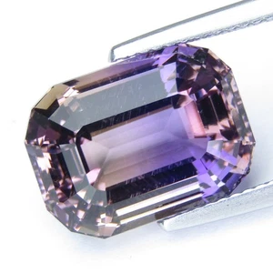 9.28Cts Natural Ametrine 13.9x10.2x9.1mm Fashion Cushion Cut Loose Gemstone - Picture 1 of 5