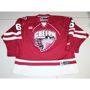 GMHA Guelph Minor Hockey Association #6 genähtes Trikot Erwachsene Large rot Inaria - Bild 1 von 7