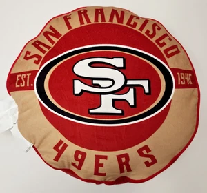 San Francisco 49ers NFL 15" rundes Kissen - Bild 1 von 2