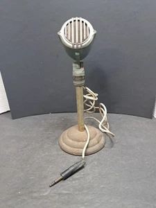 ❤️ Vintage Prime Chrystal Elektrisches Mikrofon M-145 Japan mit dem Ständer - Bild 1 von 13