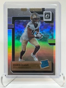Chris Olave 2022 Donruss Optic #209 Rated Rookie Silver Prizm Saints - Picture 1 of 3