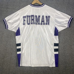 Camiseta Furman University Furman Frente en Blanco en la Espalda Talla XL Blanca y Púrpura - Imagen 1 de 7