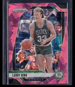 2024-25 Panini Prizm #299 Larry Bird Prizms Pink Ice Boston Celtics - Imagen 1 de 2