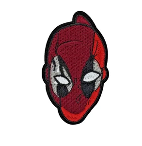 Máscara de superhéroe Deadpool Marvel 3 pulgadas bordada coser/parche para planchar - Imagen 1 de 3