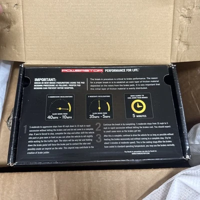 Задние тормозные колодки Powerstop Z36 для грузовика и буксировки для 04–11 Ford F-150 Mark LT Z36-1012 - Изображение 1 из 2