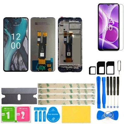 For Nokia C22 / C32 6.5" LCD Display Touch Screen Digitizer Replacement + Frame - Image 1 of 4
