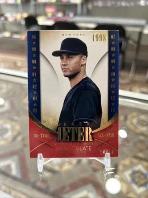 2014 Panini Immaculate Collection Derek Jeter #1 Rare SSP 14/14 Bookend 1/1 HOF! - Image 1 of 2